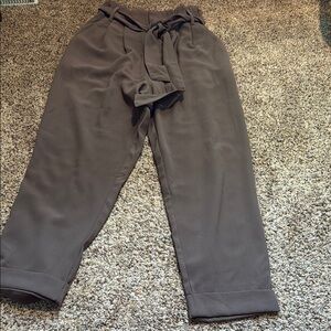 She and Sky Brown Ankle Pants